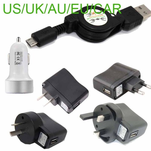 Retractable micro usb charger